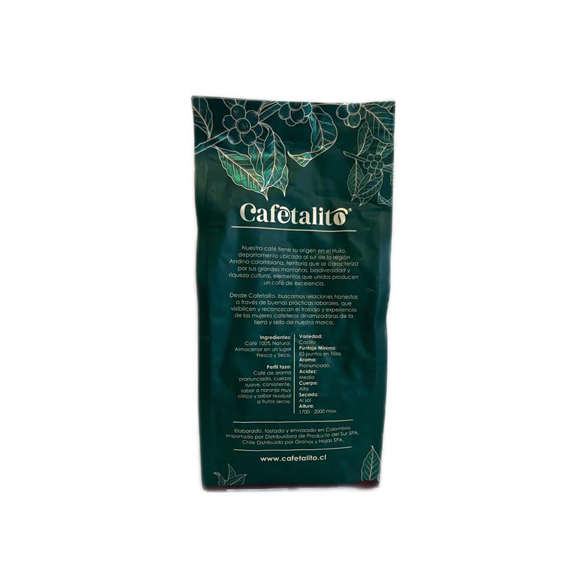 Cafetalito 250 gramos Grano entero