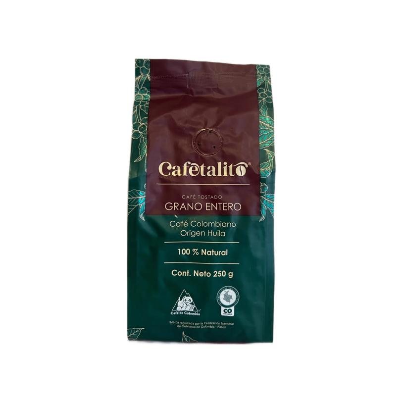Cafetalito 250 gramos Grano entero