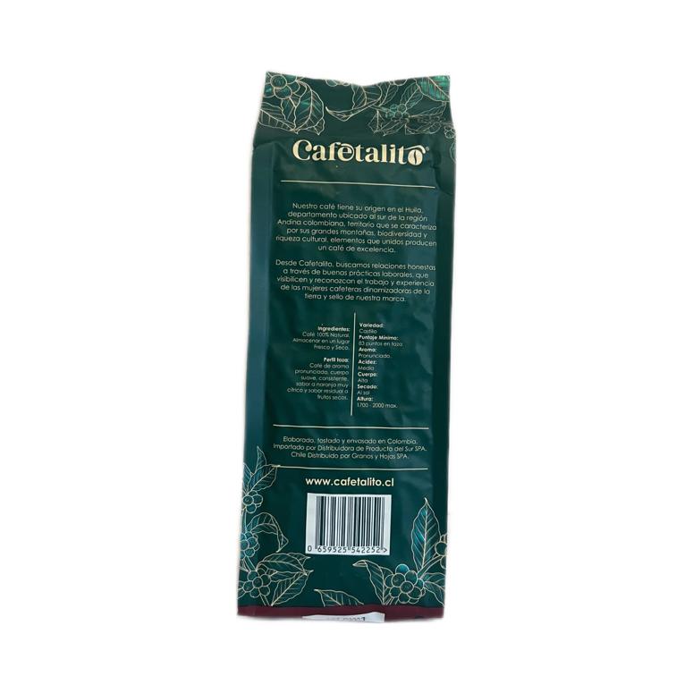 Cafetalito 500 gramos Grano Entero